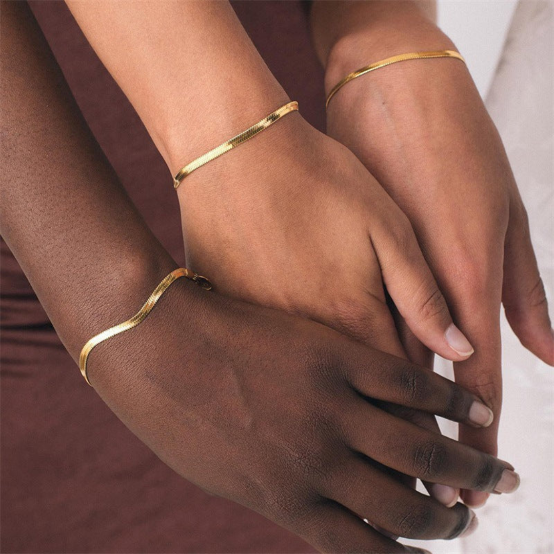 Hailey Herringbone Bracelet