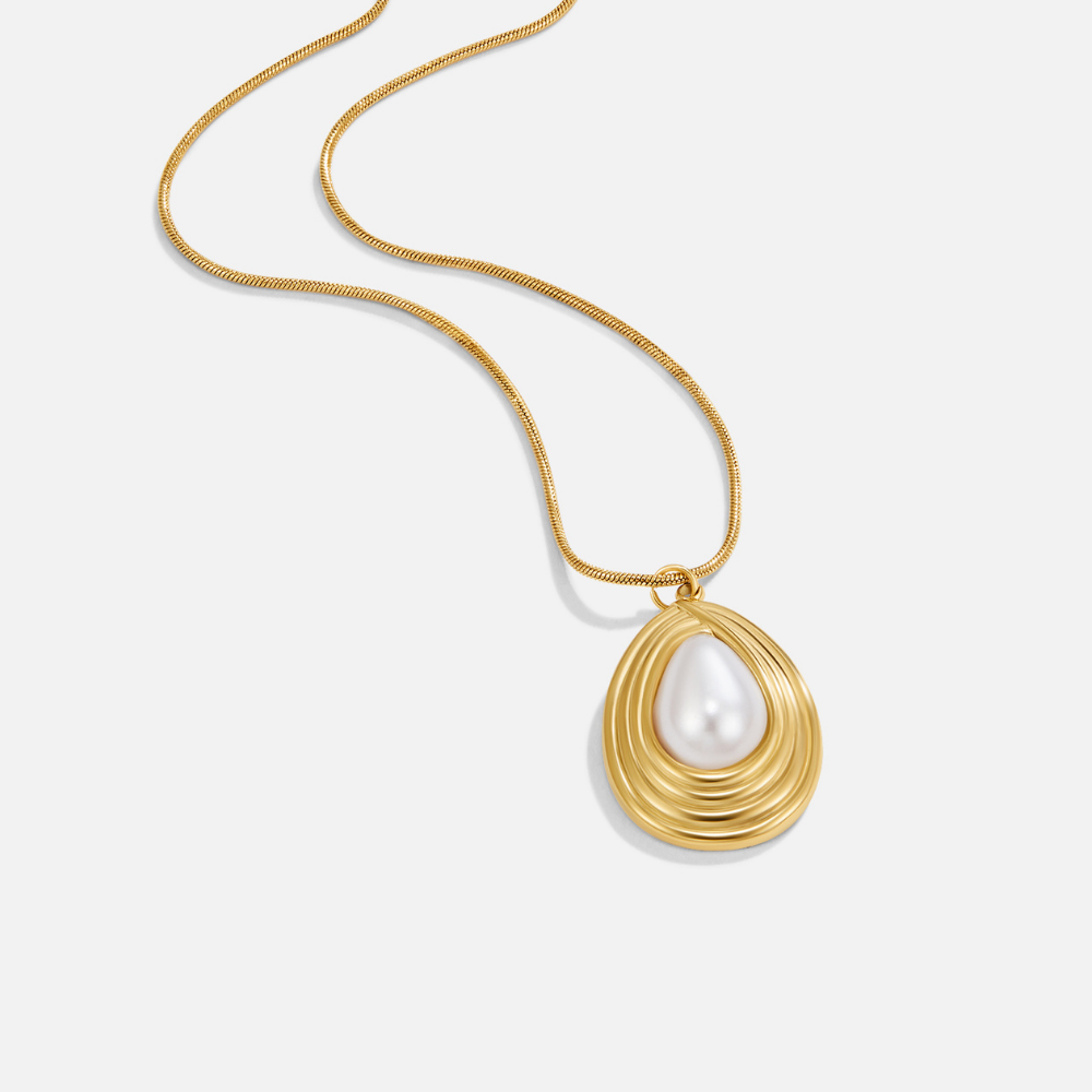 Naszyjnik Camila Teardrop w stylu vintage