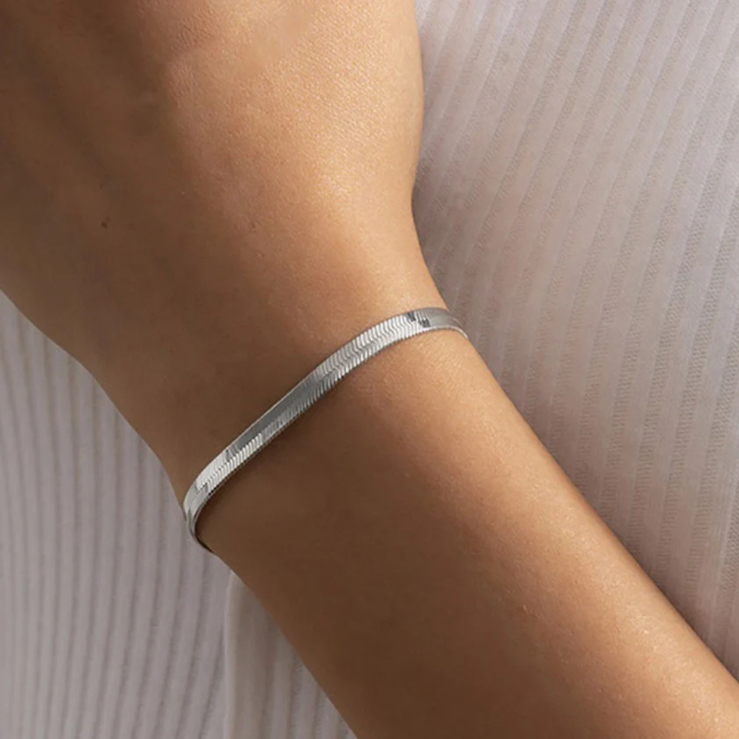 Hailey Herringbone Bracelet
