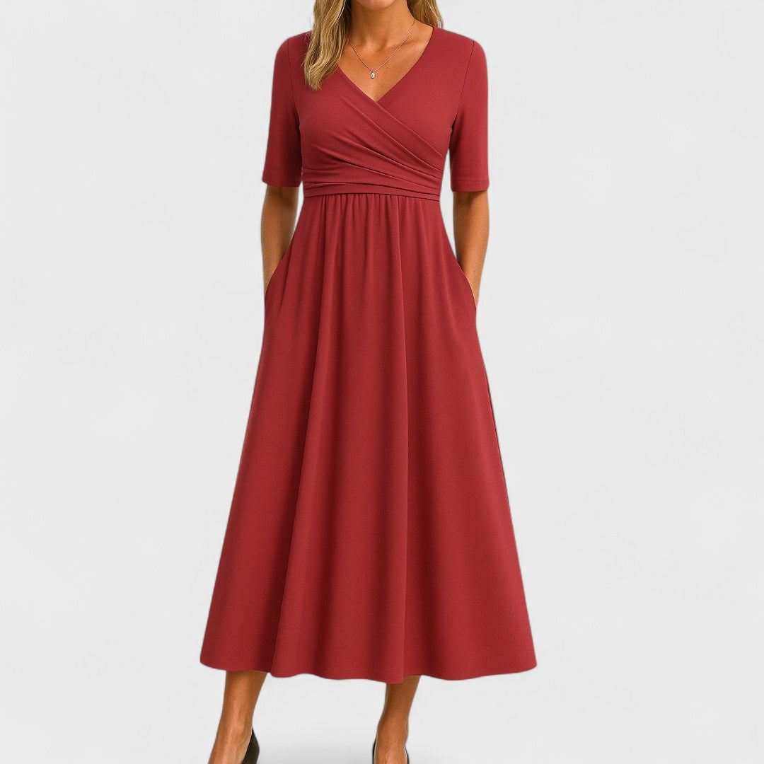 Phoebe | Elegancka sukienka midi