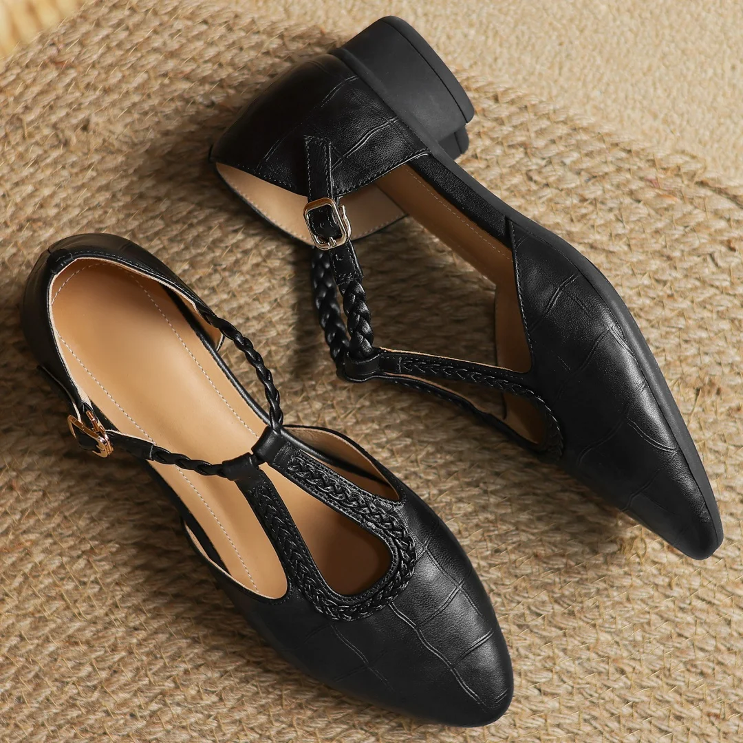 Vivienne | Skórzane Mary Janes