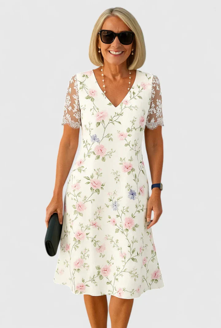 Brislyn | Elegancka sukienka midi