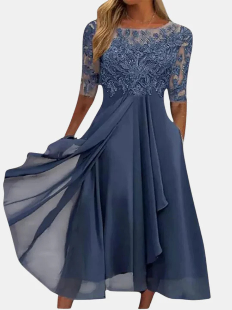 Tytuł:
Rhonda | Elegancka koronkowa sukienka