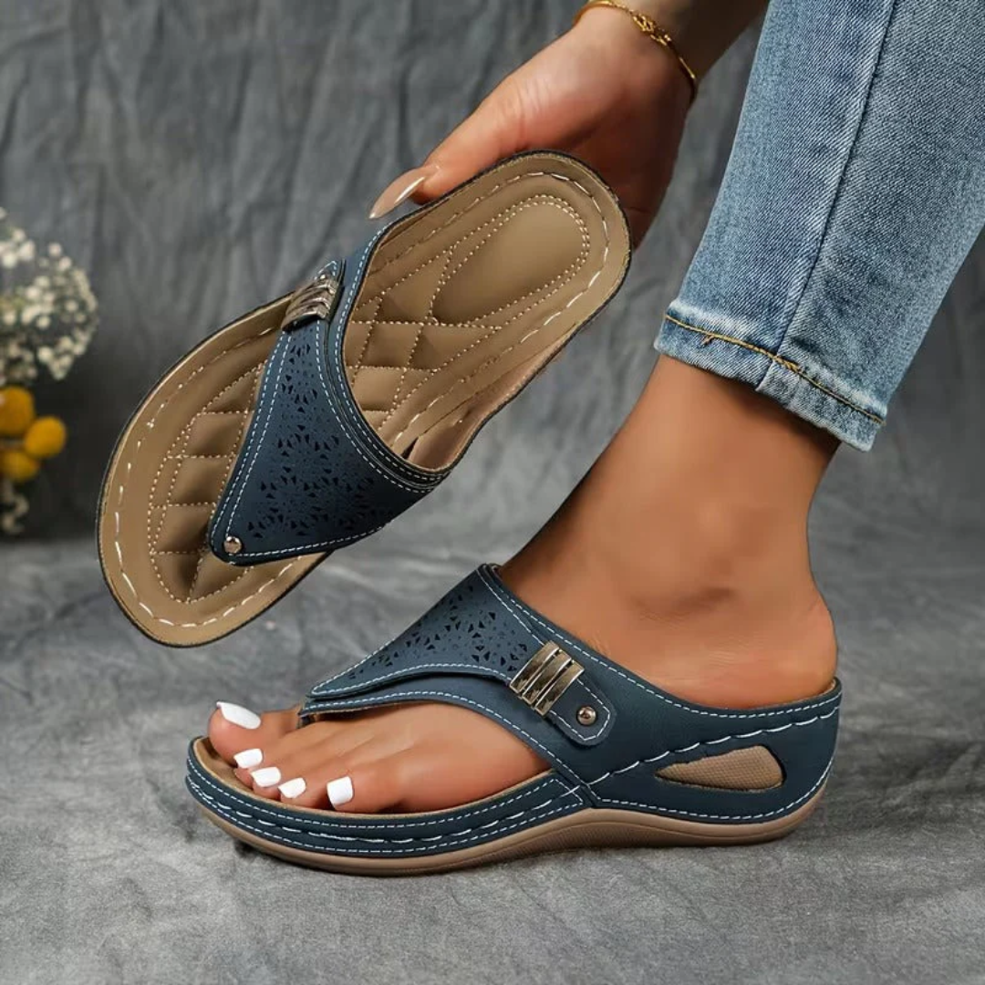 Norra | Sandały na Koturnie Comfort