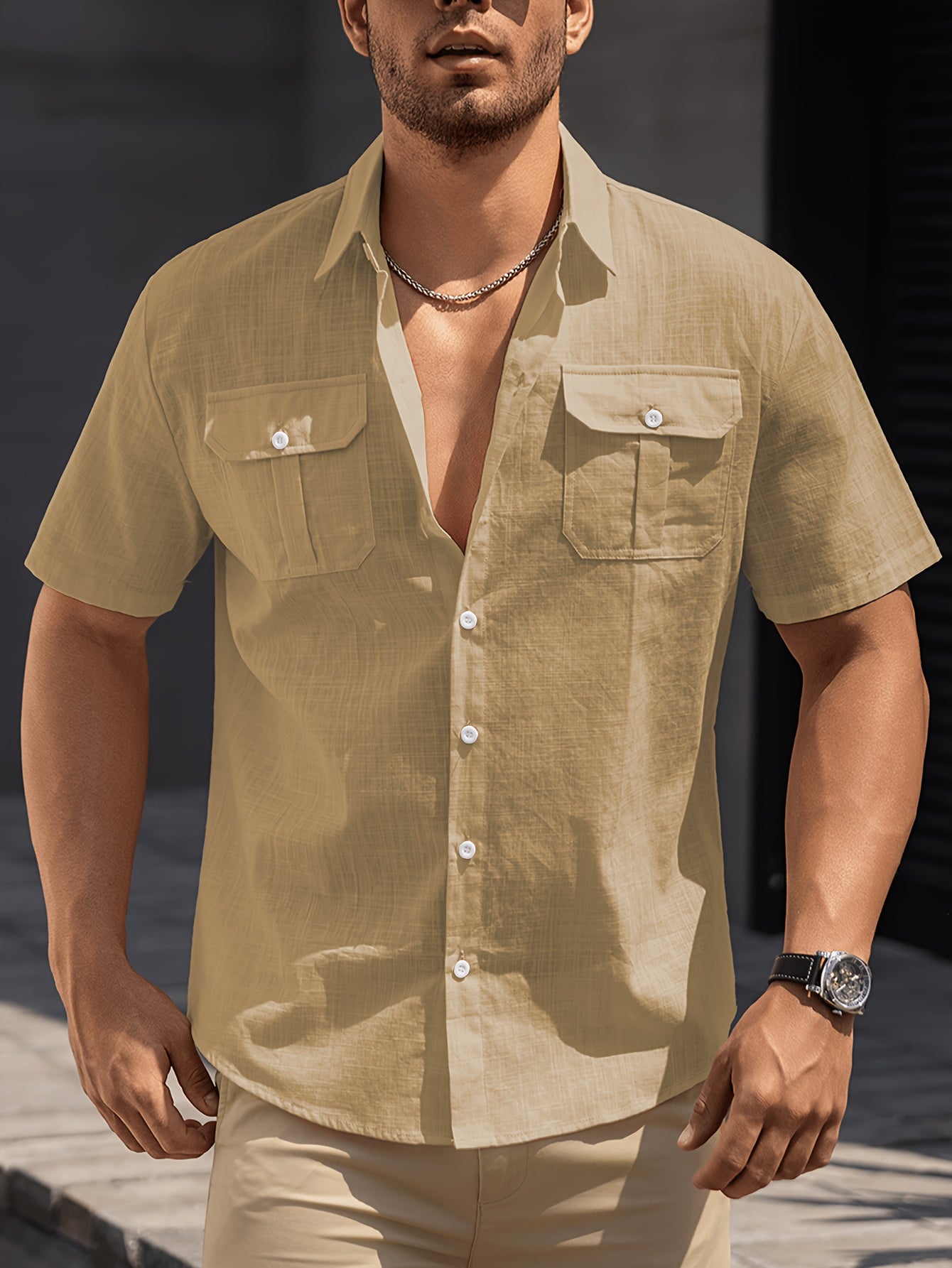 Alex - Casual Short-Sleeve Shirt