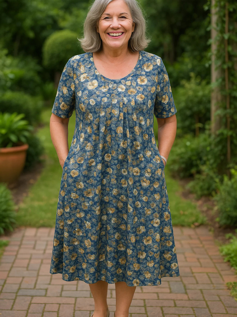 Berenice | Codzienna sukienka plus size o luźnym kroju