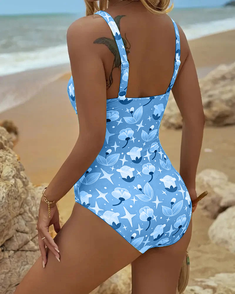 Clara | Jednoczęściowe tankini z nadrukiem