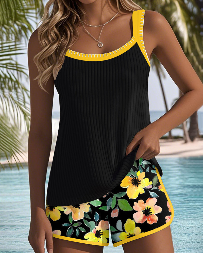 Matilda | Dwuczęściowe Spodenki Tankini Plaży