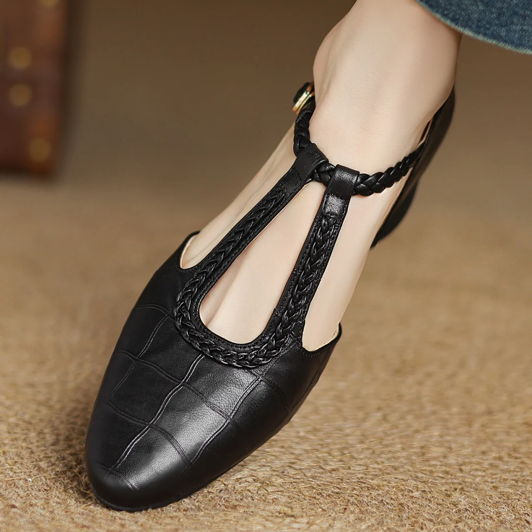 Vivienne | Skórzane Mary Janes