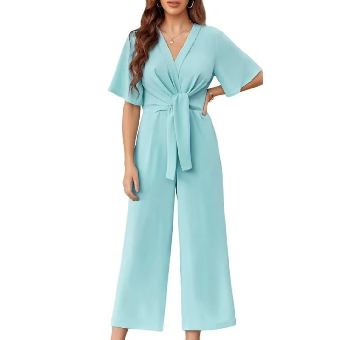 GABRIELLA - Eleganckie letnie kombinezony z wiązaniem