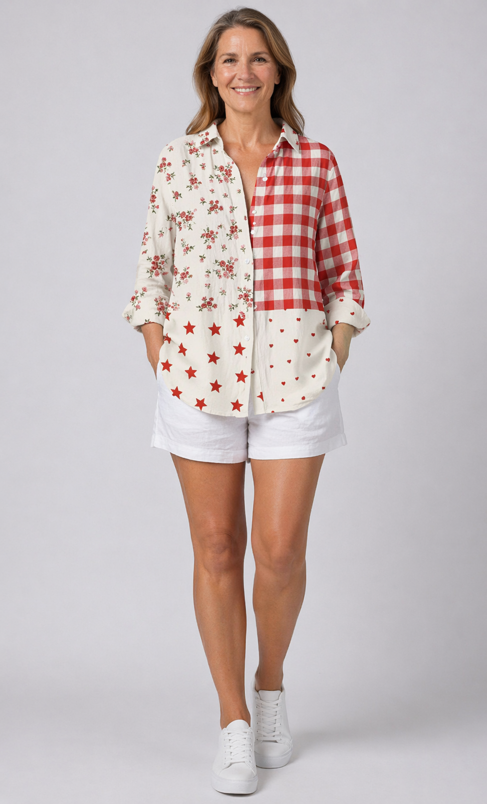 Faelynn | Bluzka Country Patchwork