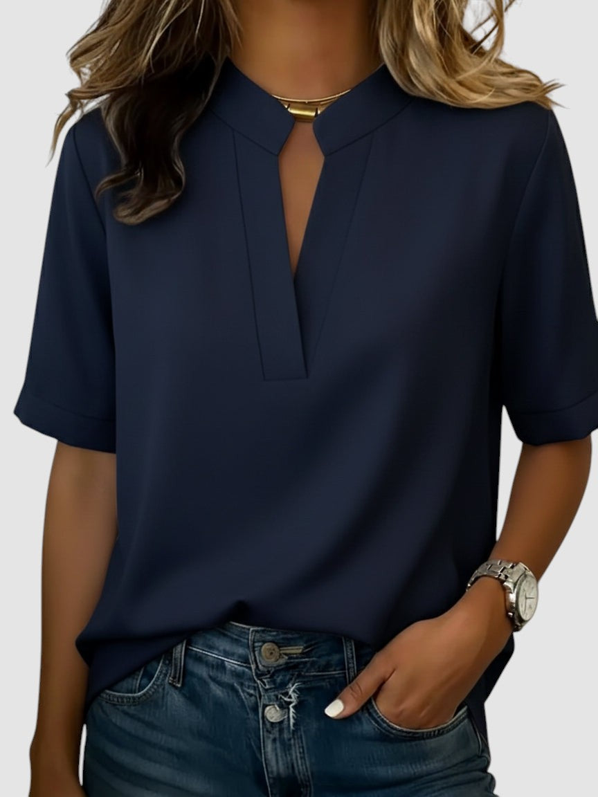 PAULA | Elegancka bluzka z dekoltem w serek