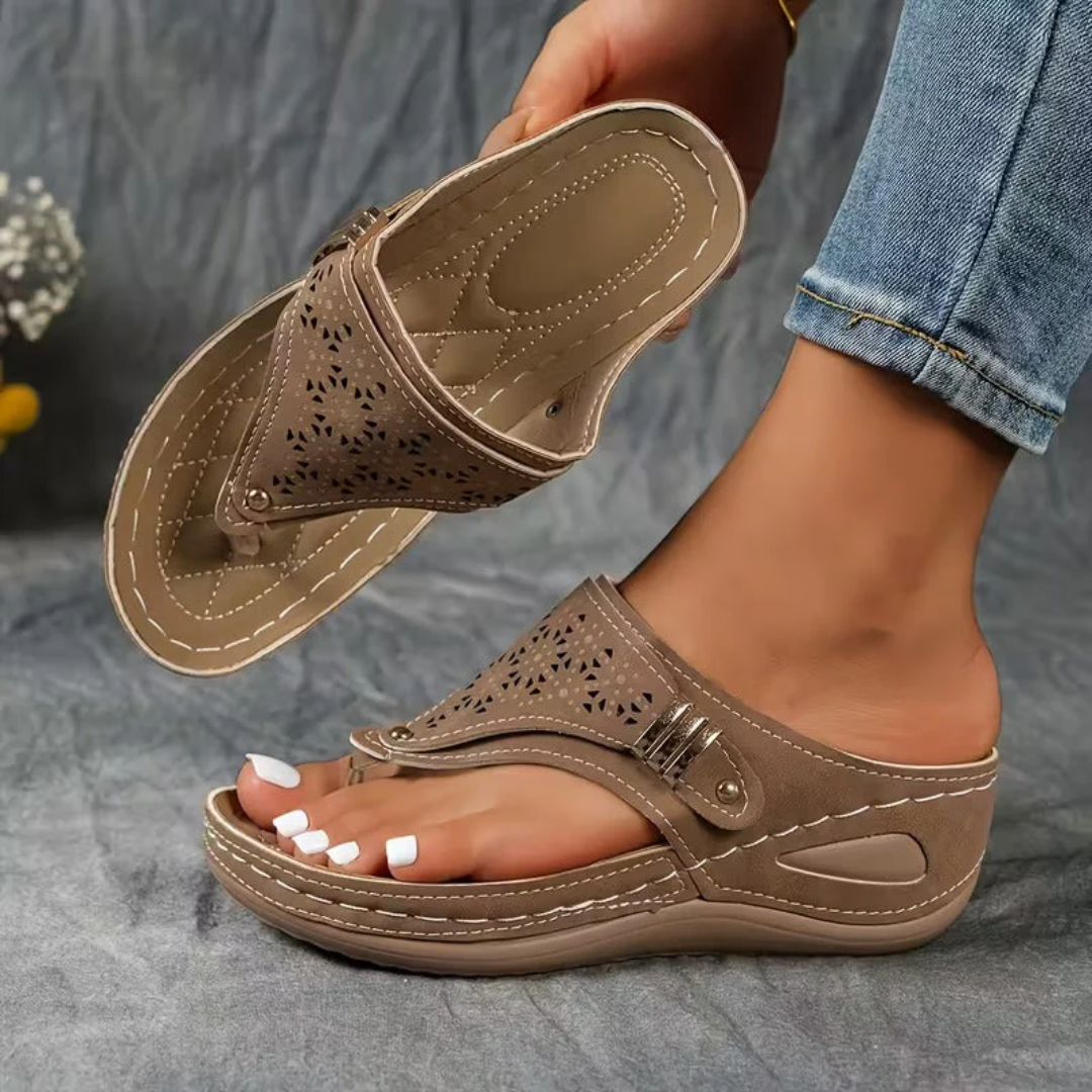Norra | Sandały na Koturnie Comfort