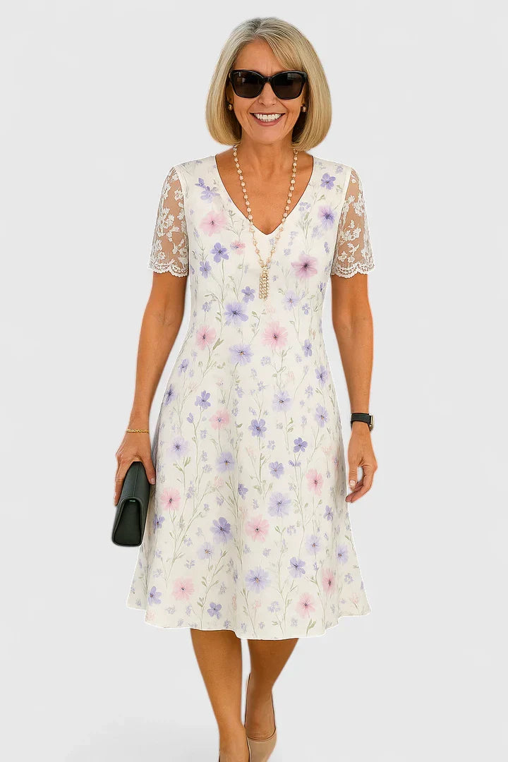 Brislyn | Elegancka sukienka midi