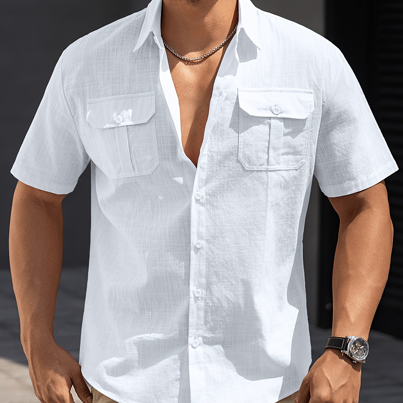 Alex - Casual Short-Sleeve Shirt