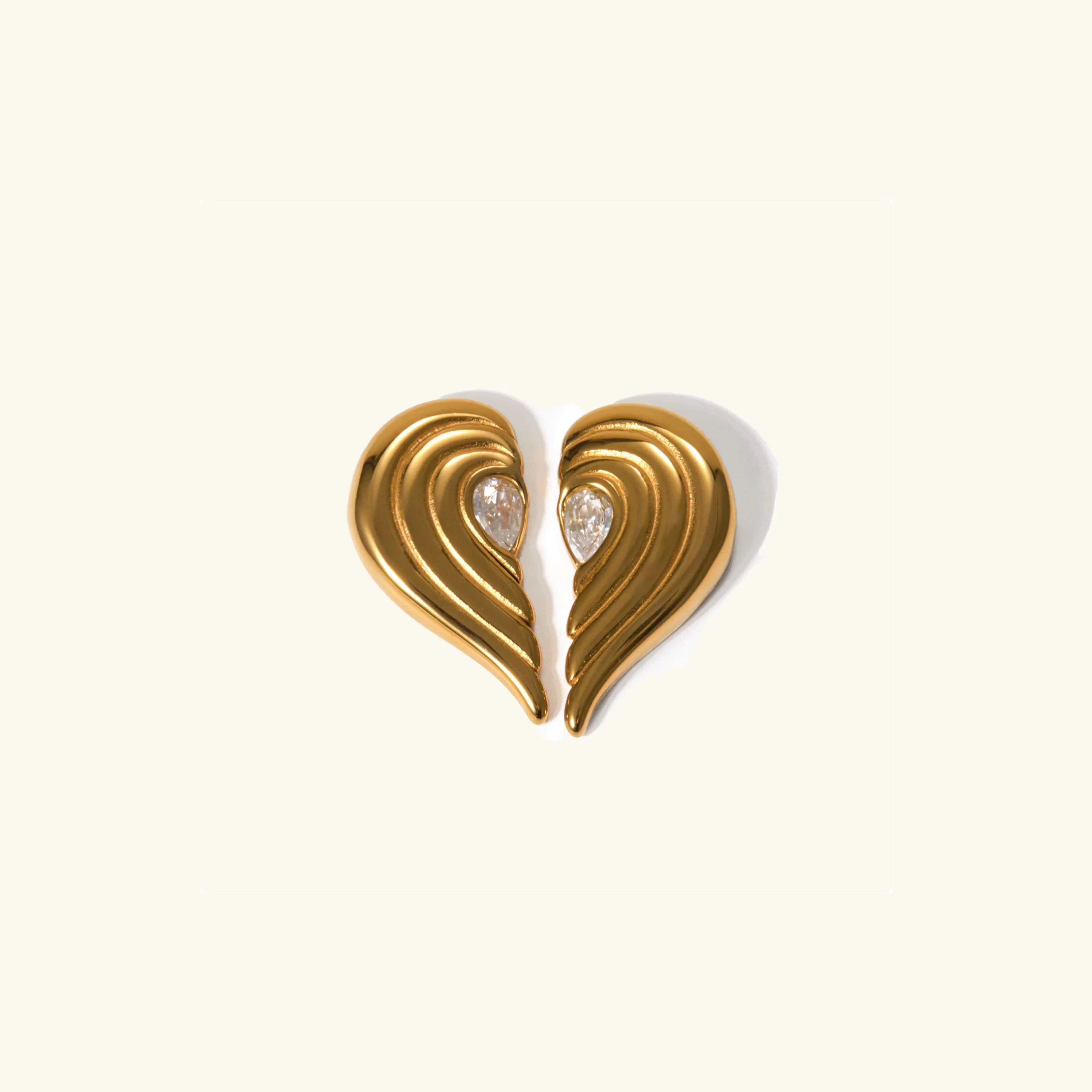 Kolczyki Brenda Heart
