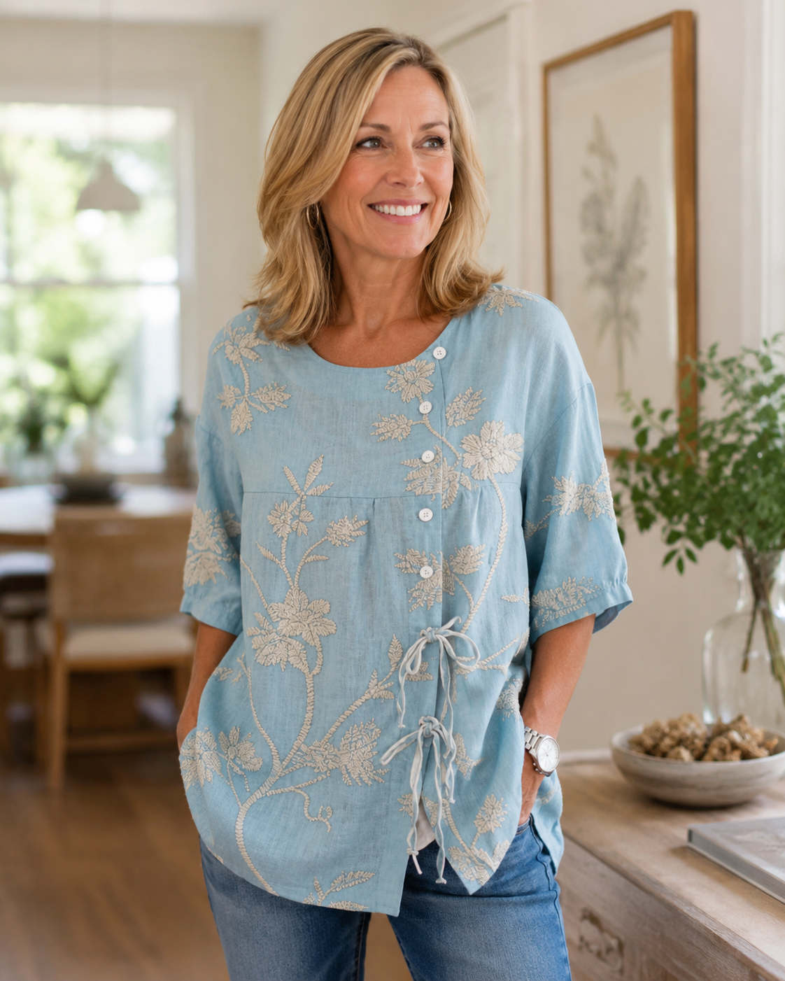 Stella | Elegancka bluzka w kwiaty