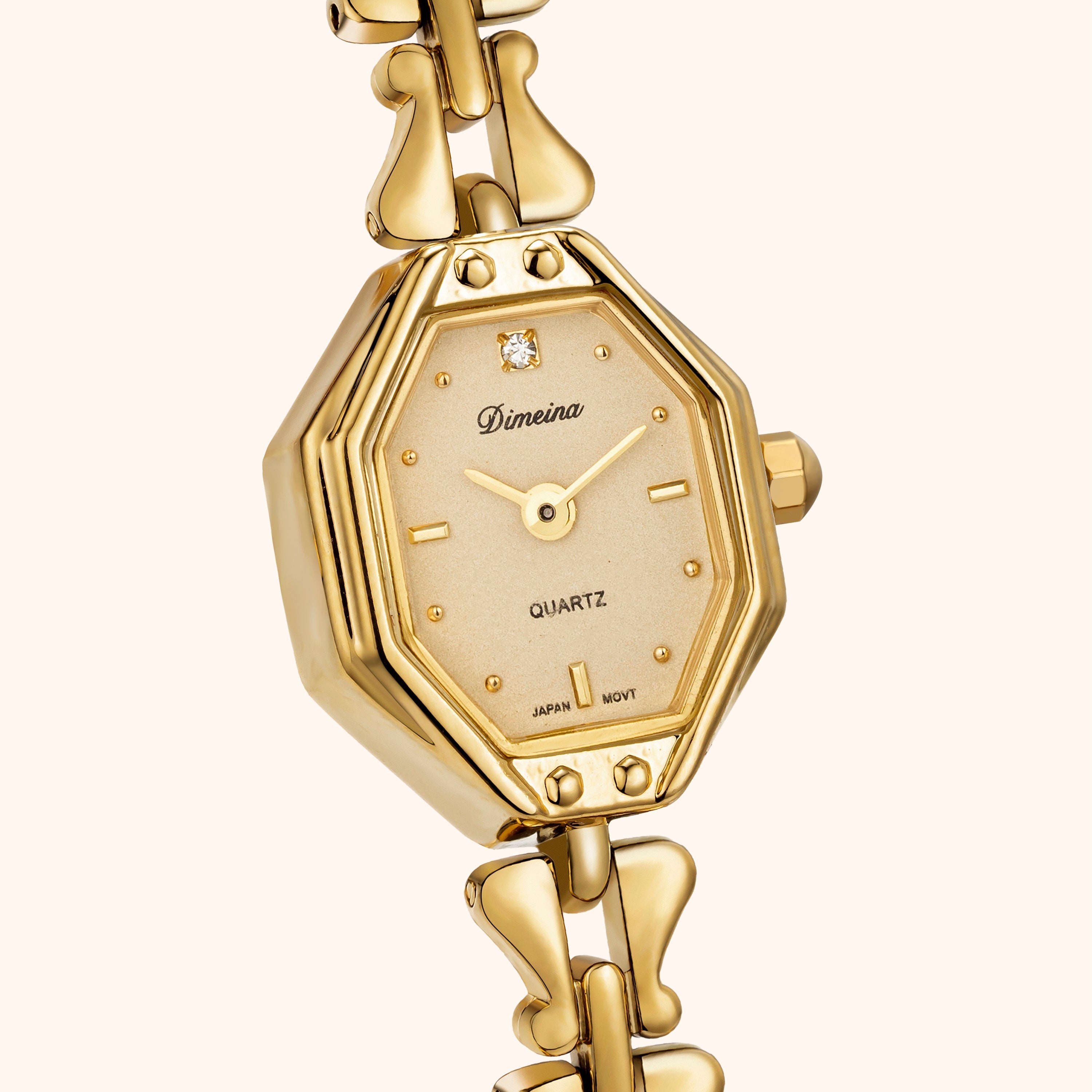 Złoty Zegarek Damski – Luksusowy Design Vintage