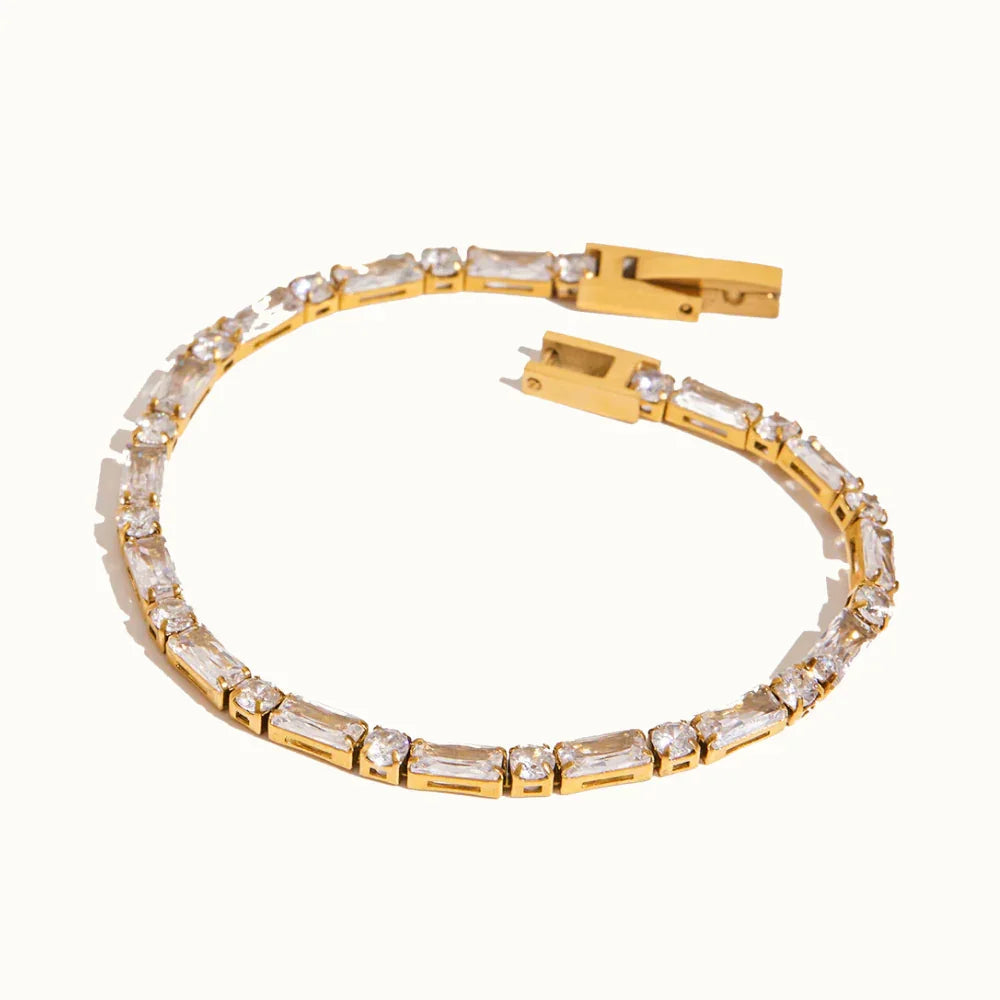 Złota bransoletka Aveline Diamond