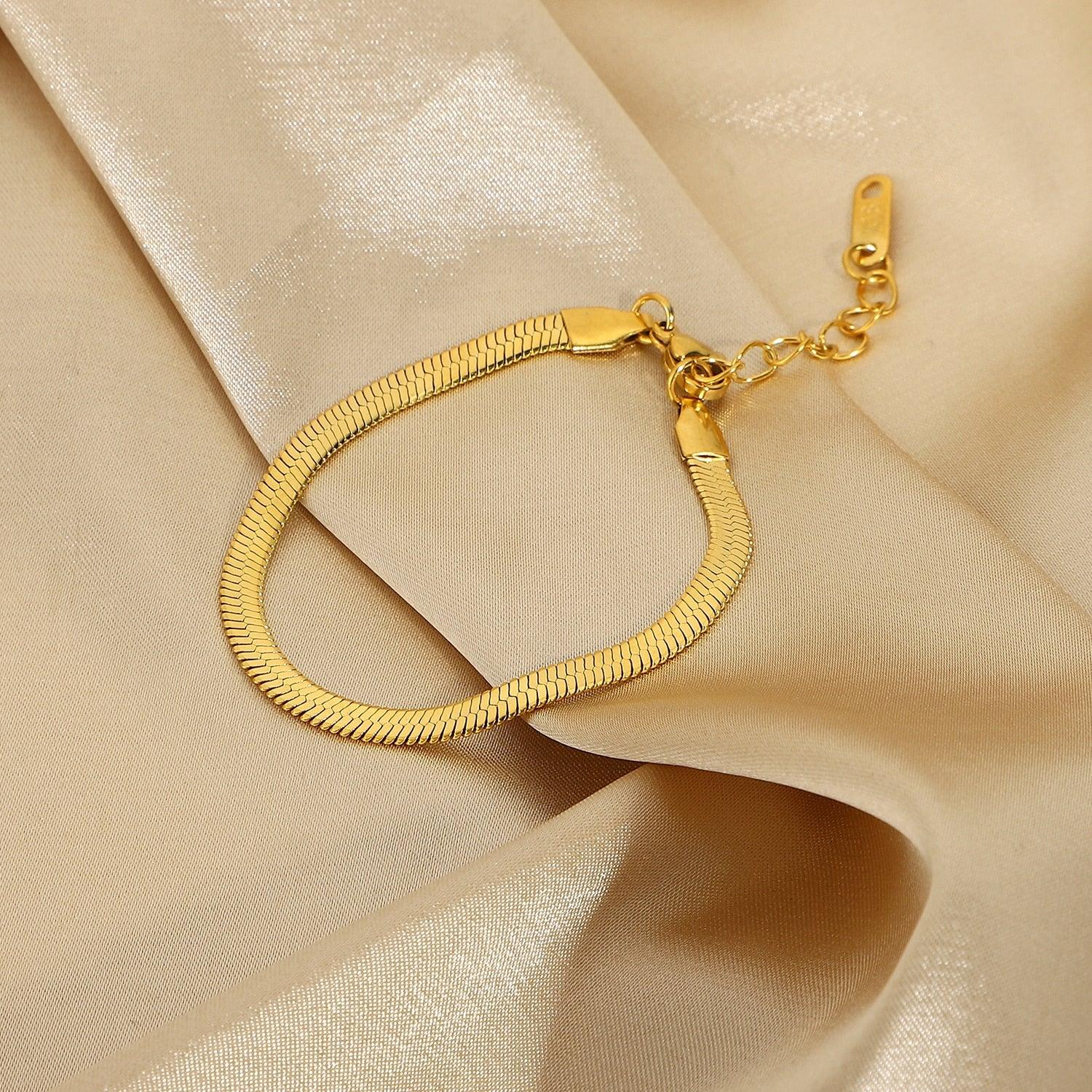 Bransoletka Ellaine Gold Herringbone