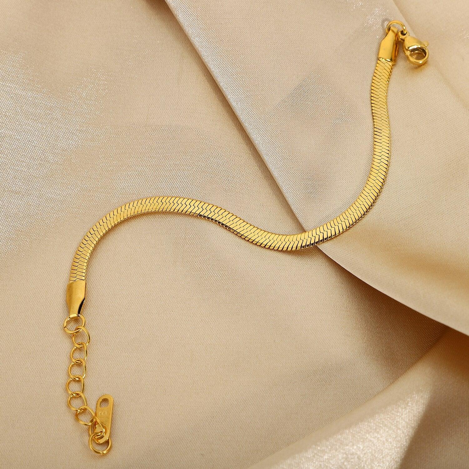 Bransoletka Ellaine Gold Herringbone