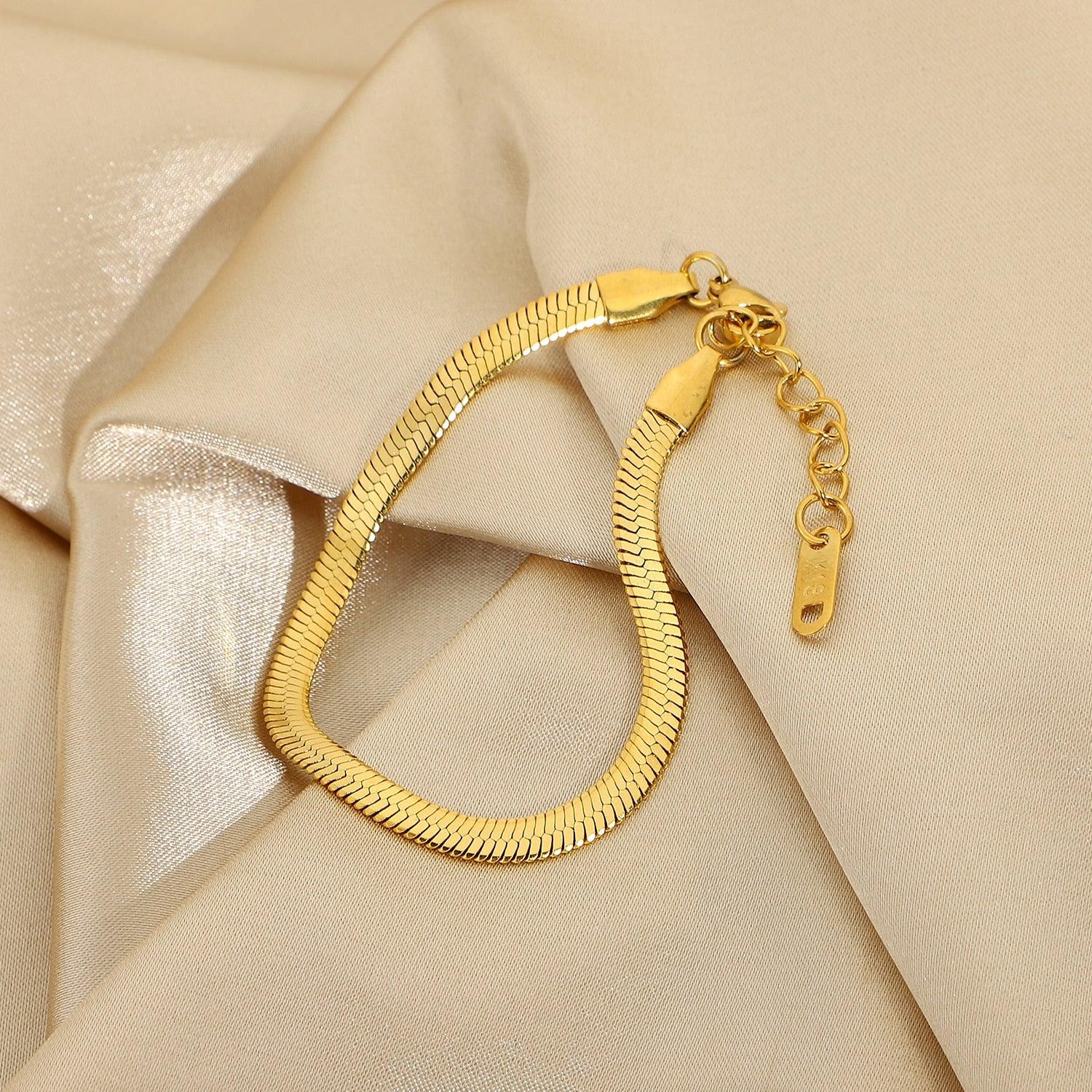 Bransoletka Ellaine Gold Herringbone