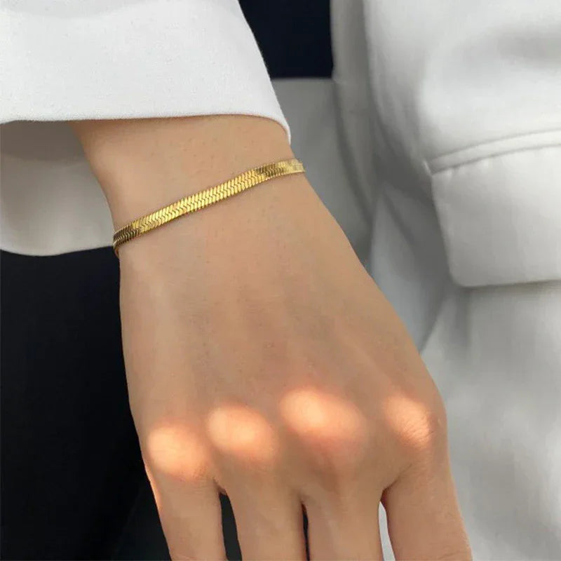 Bransoletka Ellaine Gold Herringbone