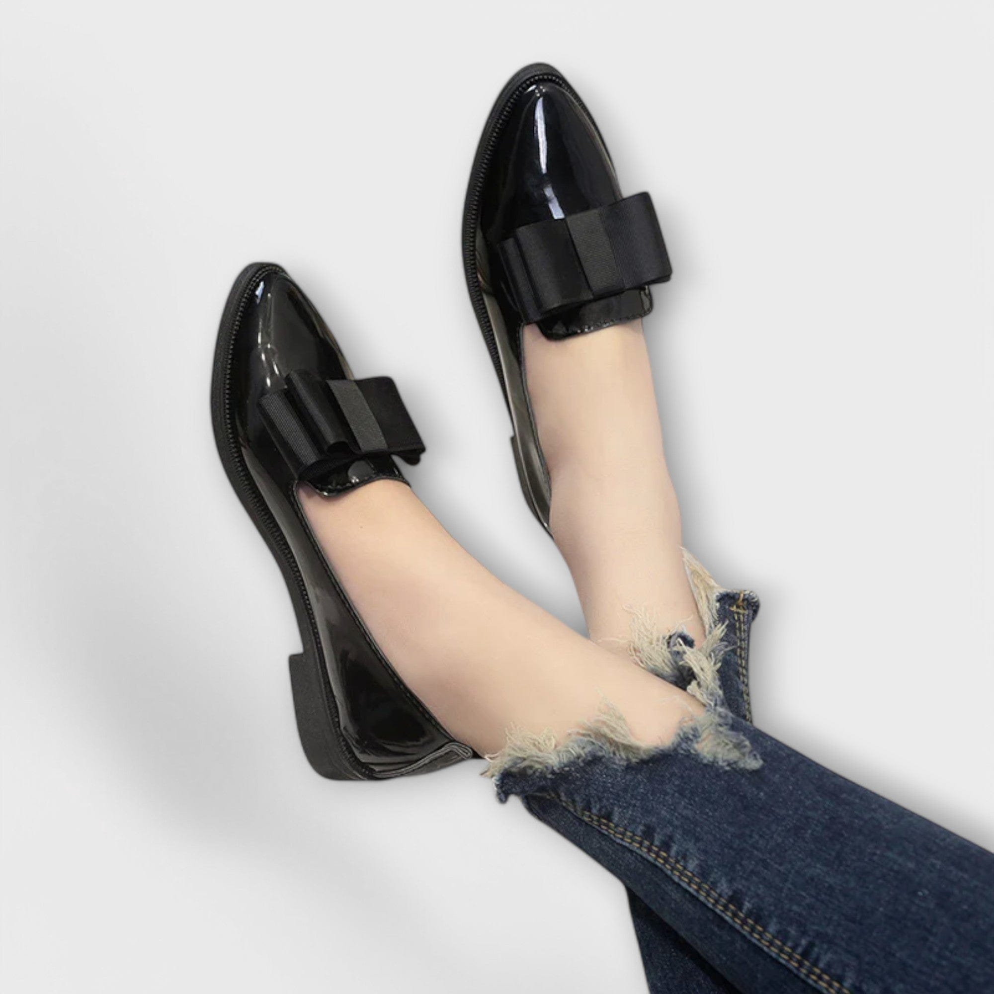 Zaria | Eleganckie mokasyny z kokardką Mokasyny