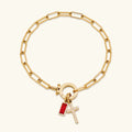 Bransoletka Annabella Birthstone Krzyż