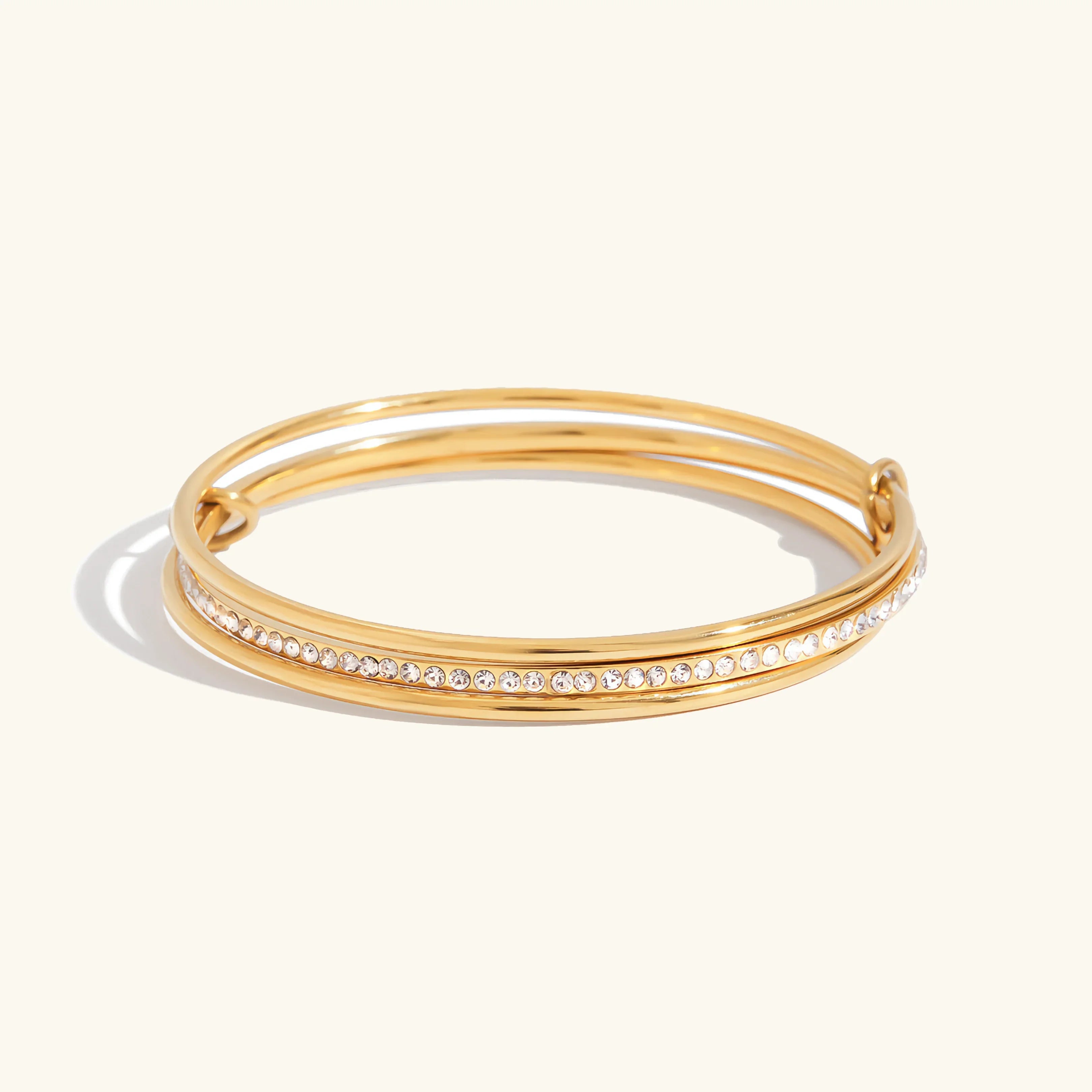 Bransoletka Quinley Stacked Diamond