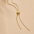 Lola Złoty Naszyjnik typu Lariat 18K
