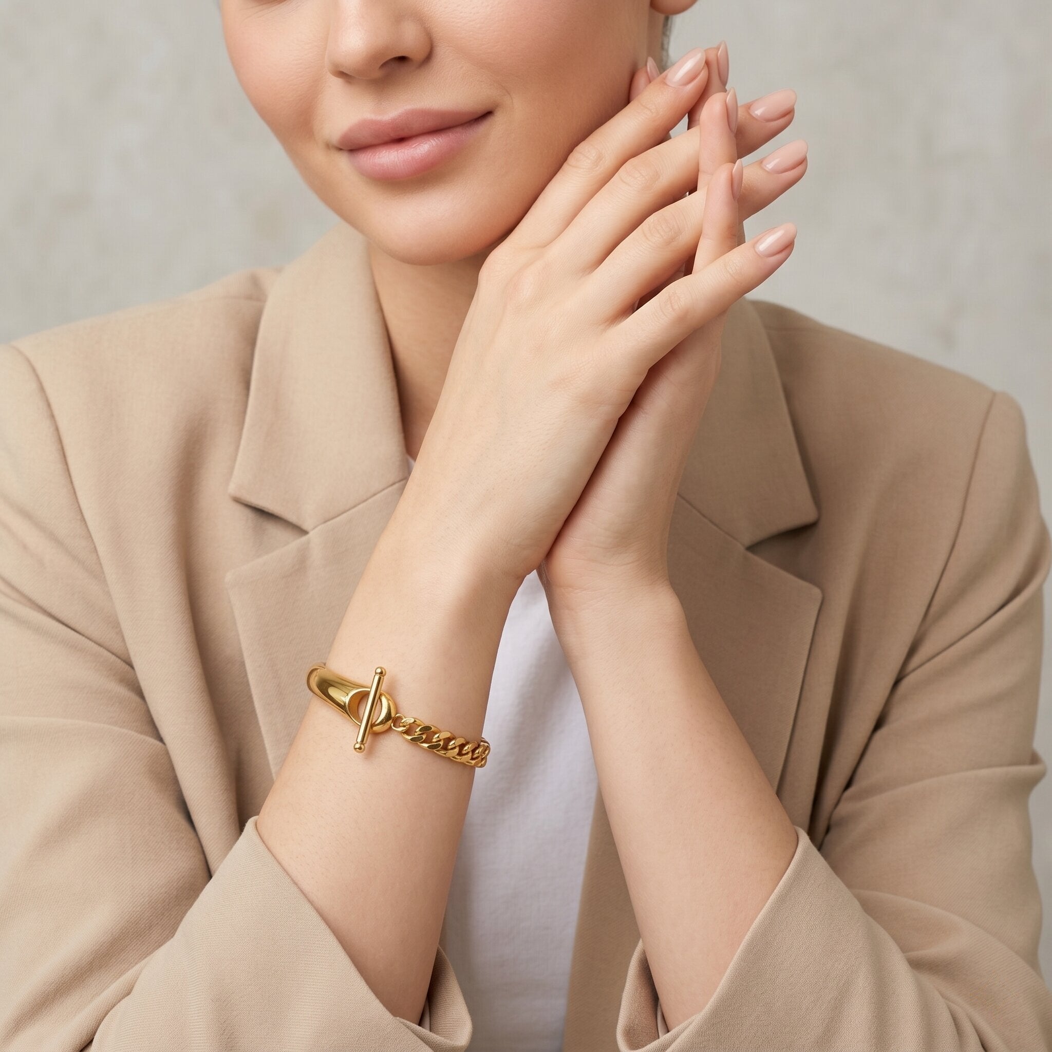 Złota bransoletka Myrna