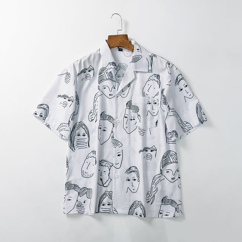 Martin | Koszula w stylu retro (kubańska)