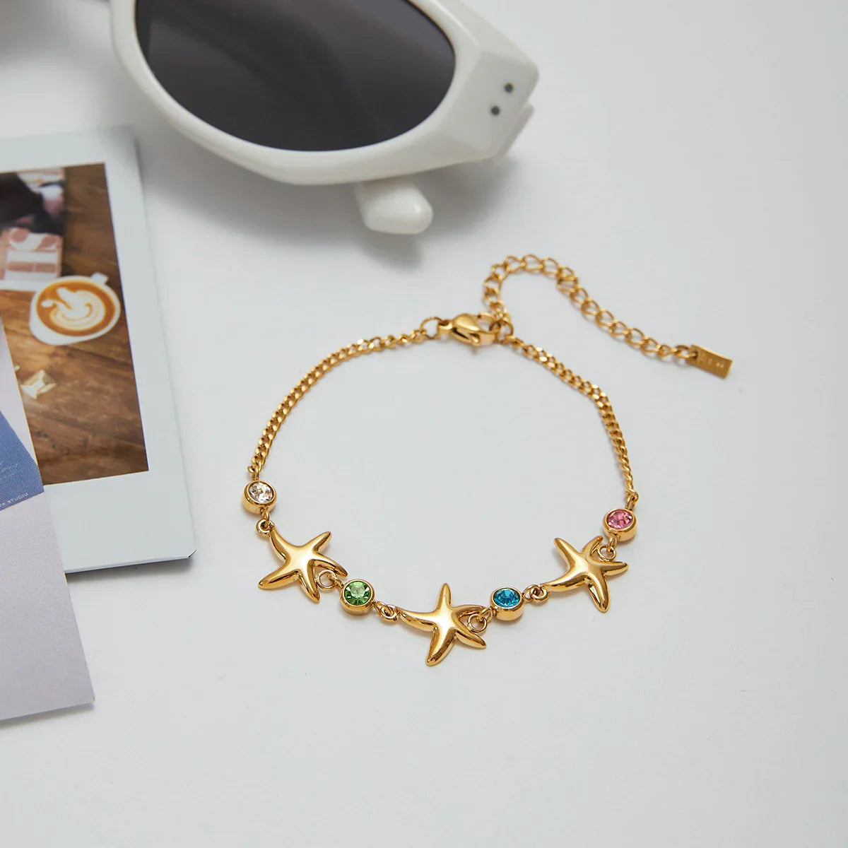 Bransoletka Kristine Golden Starfish