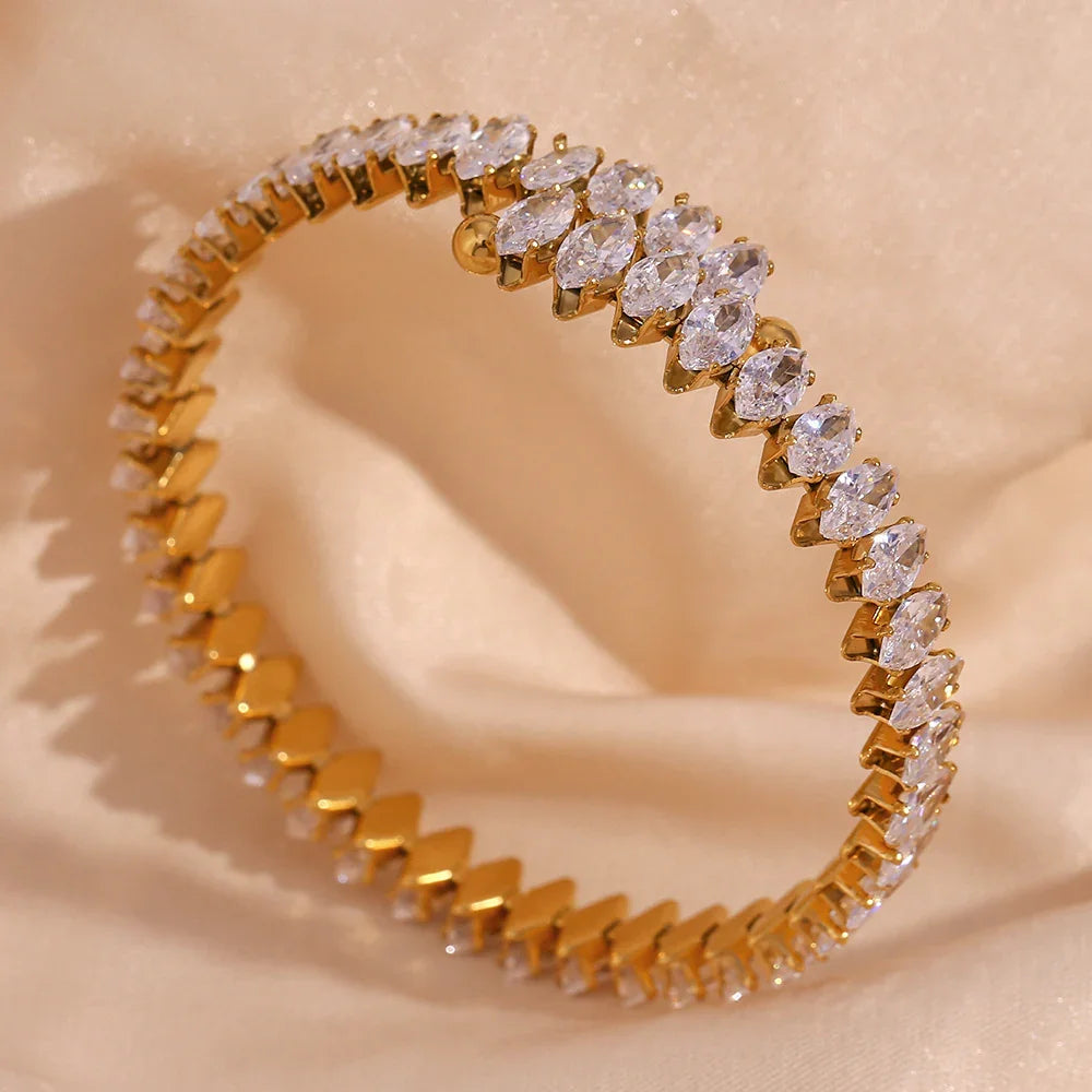 Bransoletka Genevieve z Diamentami