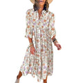Carmel | Ponadczasowa luźna sukienka midi w stylu boho