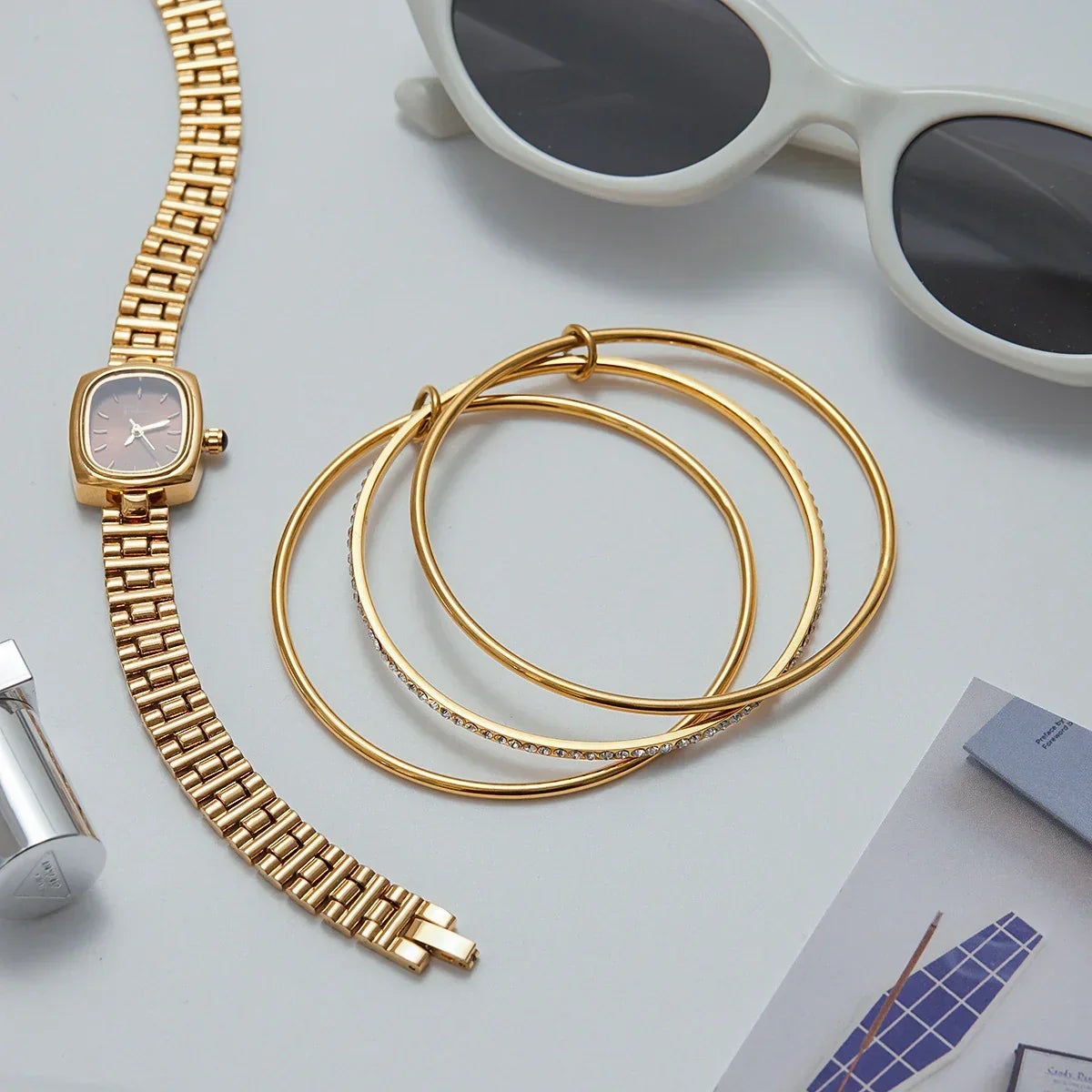Bransoletka Quinley Stacked Diamond