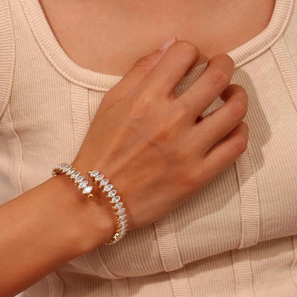 Bransoletka Genevieve z Diamentami