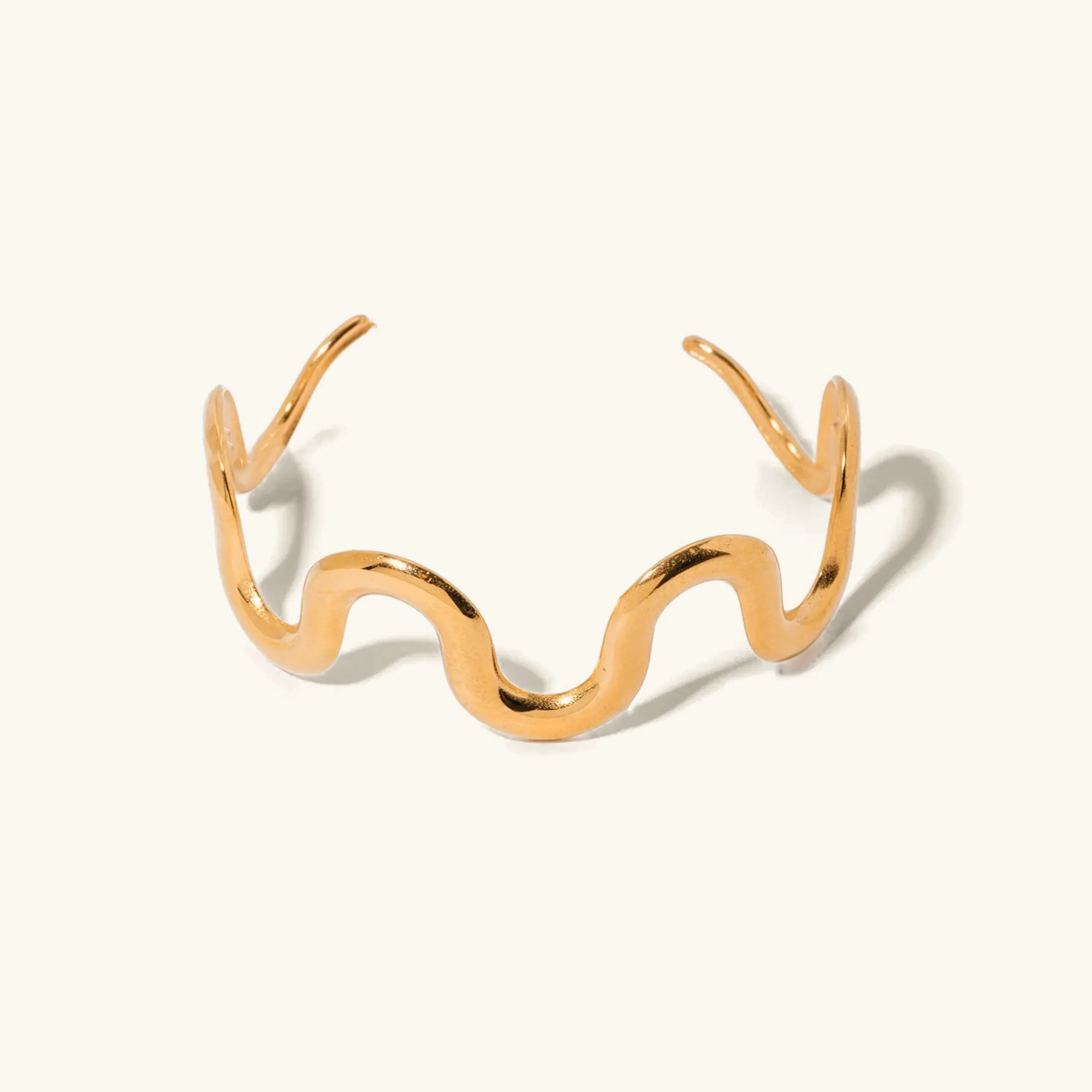 Bransoletka Senna Twisted Gold Bangle