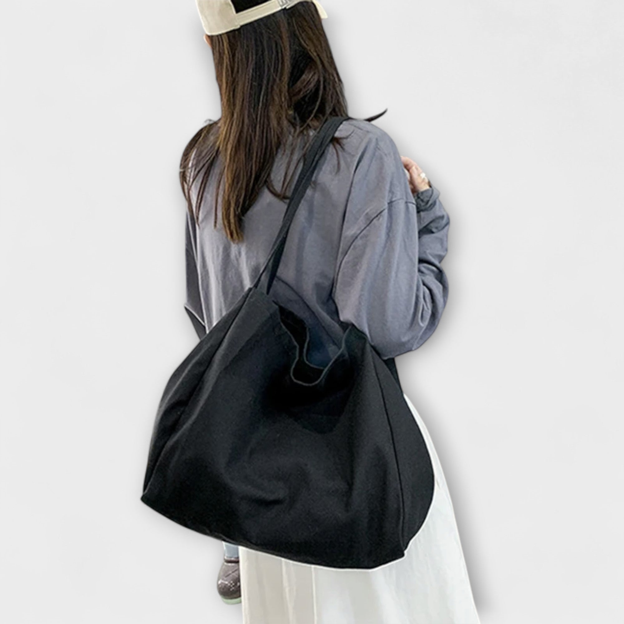 Olivia - Wysokiej jakości duża torba płócienna typu shopper