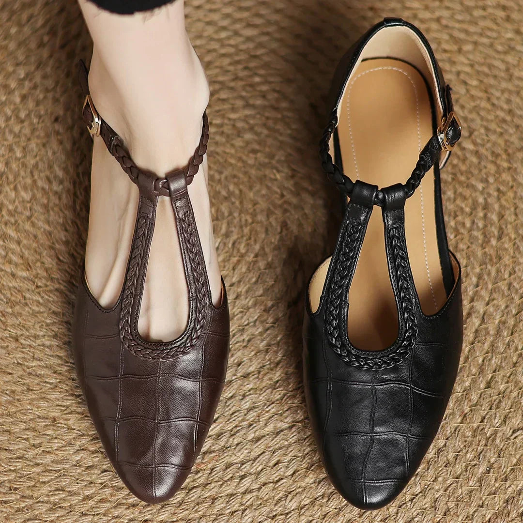 Vivienne | Skórzane Mary Janes