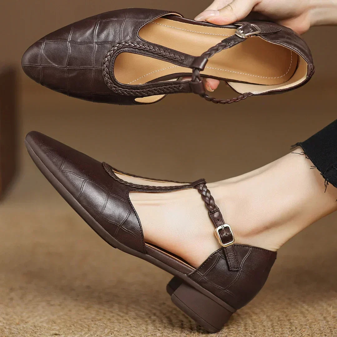 Vivienne | Skórzane Mary Janes