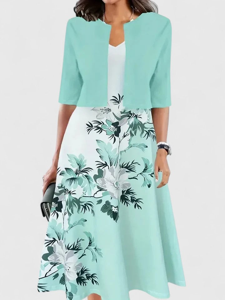 Chantal | Elegancka sukienka midi
