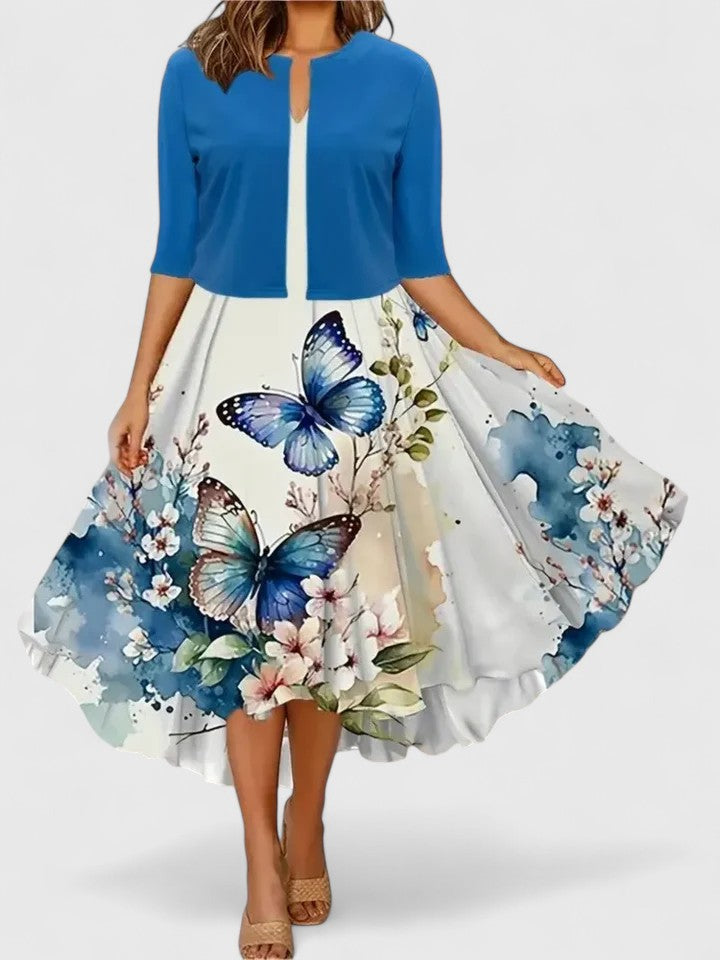 Chantal | Elegancka sukienka midi