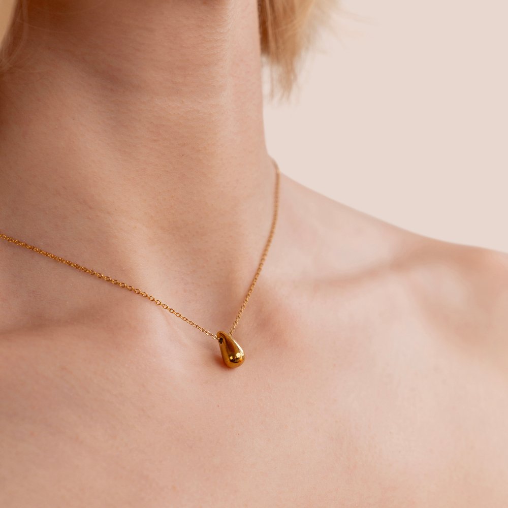 Naszyjnik Amara Golden Teardrop