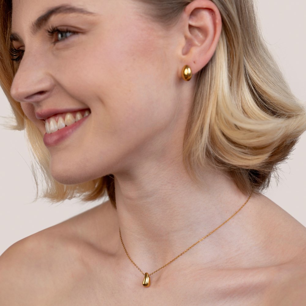 Naszyjnik Amara Golden Teardrop