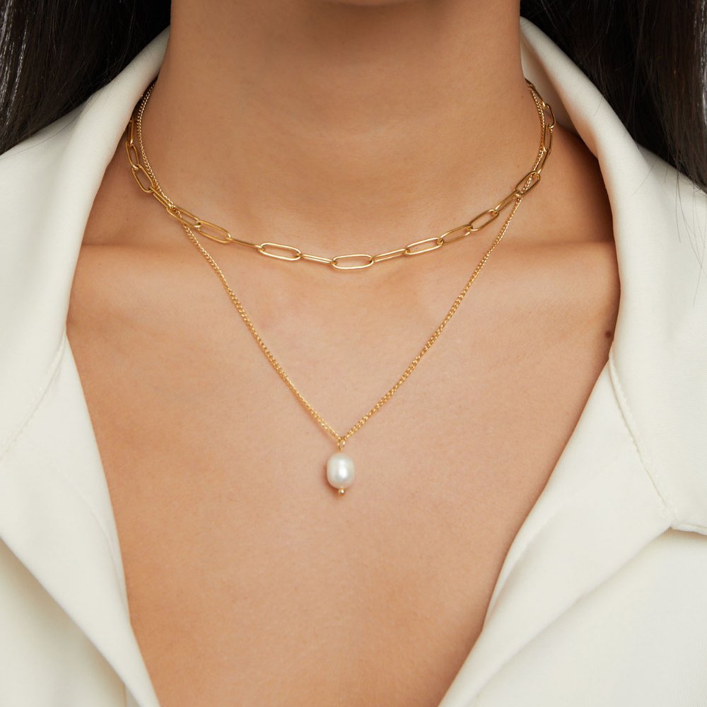 Naszyjnik Angela Pearl Gold