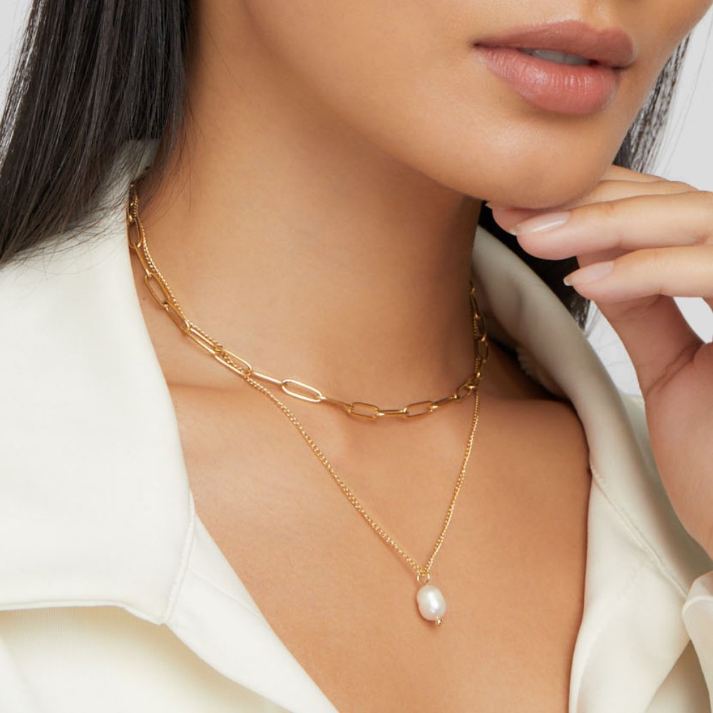 Naszyjnik Angela Pearl Gold