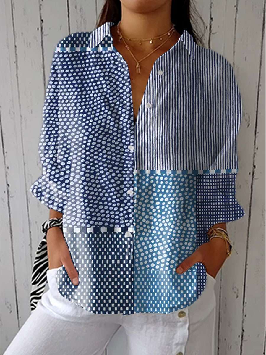 Vynessa | Bluzka Ocean Patchwork