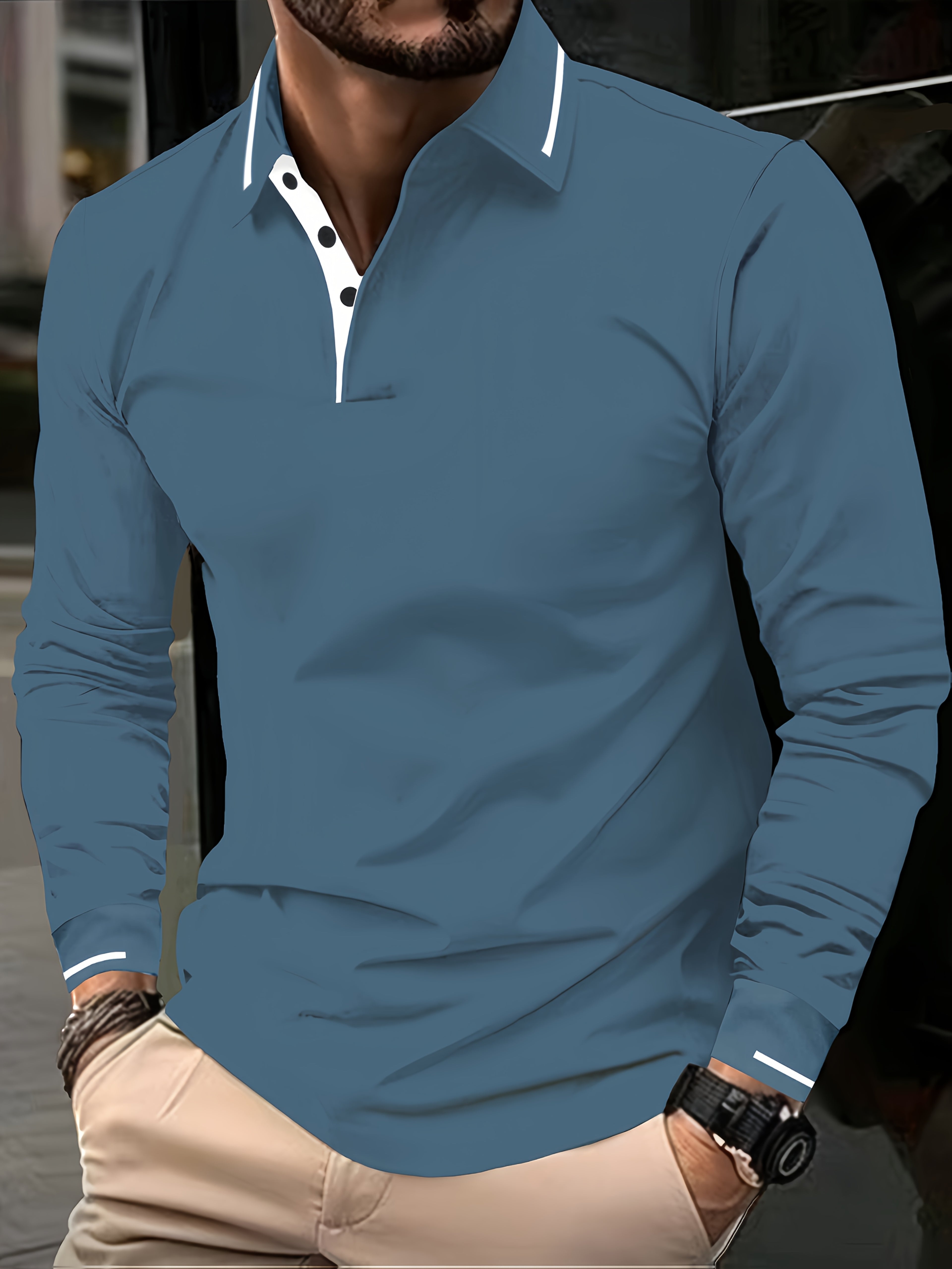 Tim - Longsleeve Polo Shirt